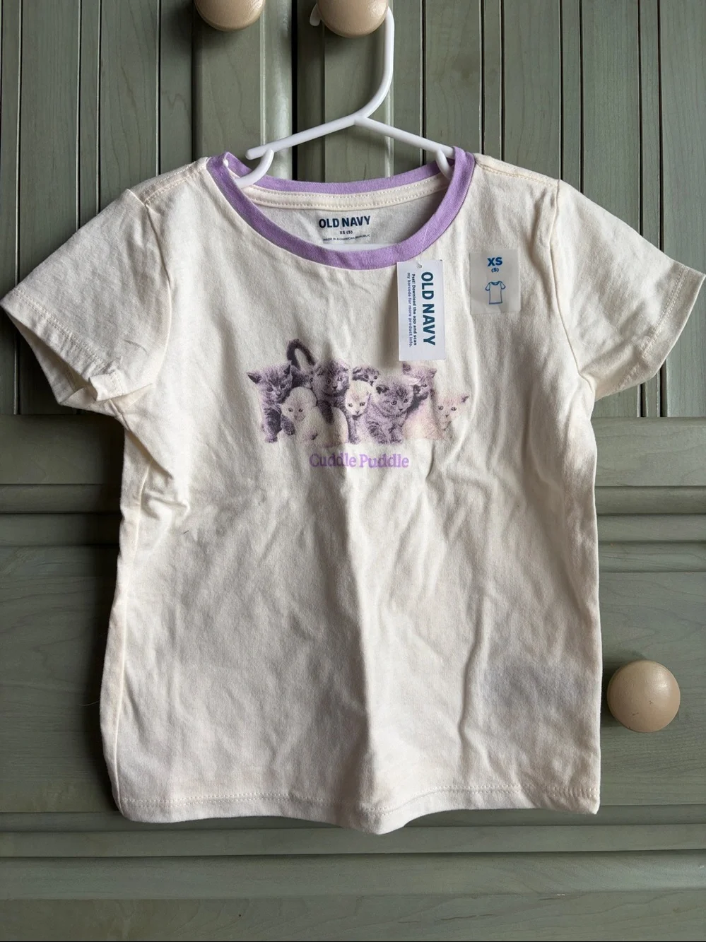 Old Navy XS Cat Shirt NWT
